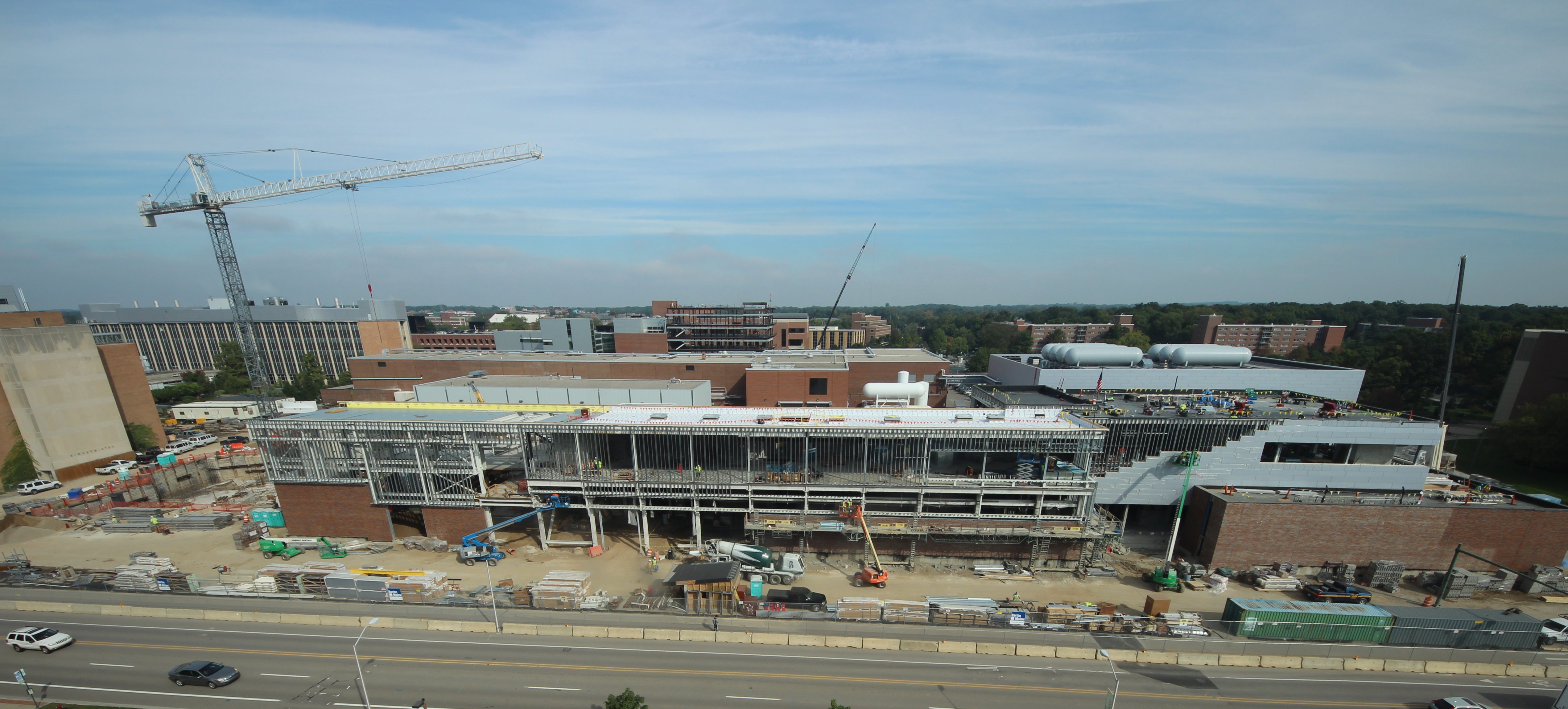 Image of FRIB's current construction
